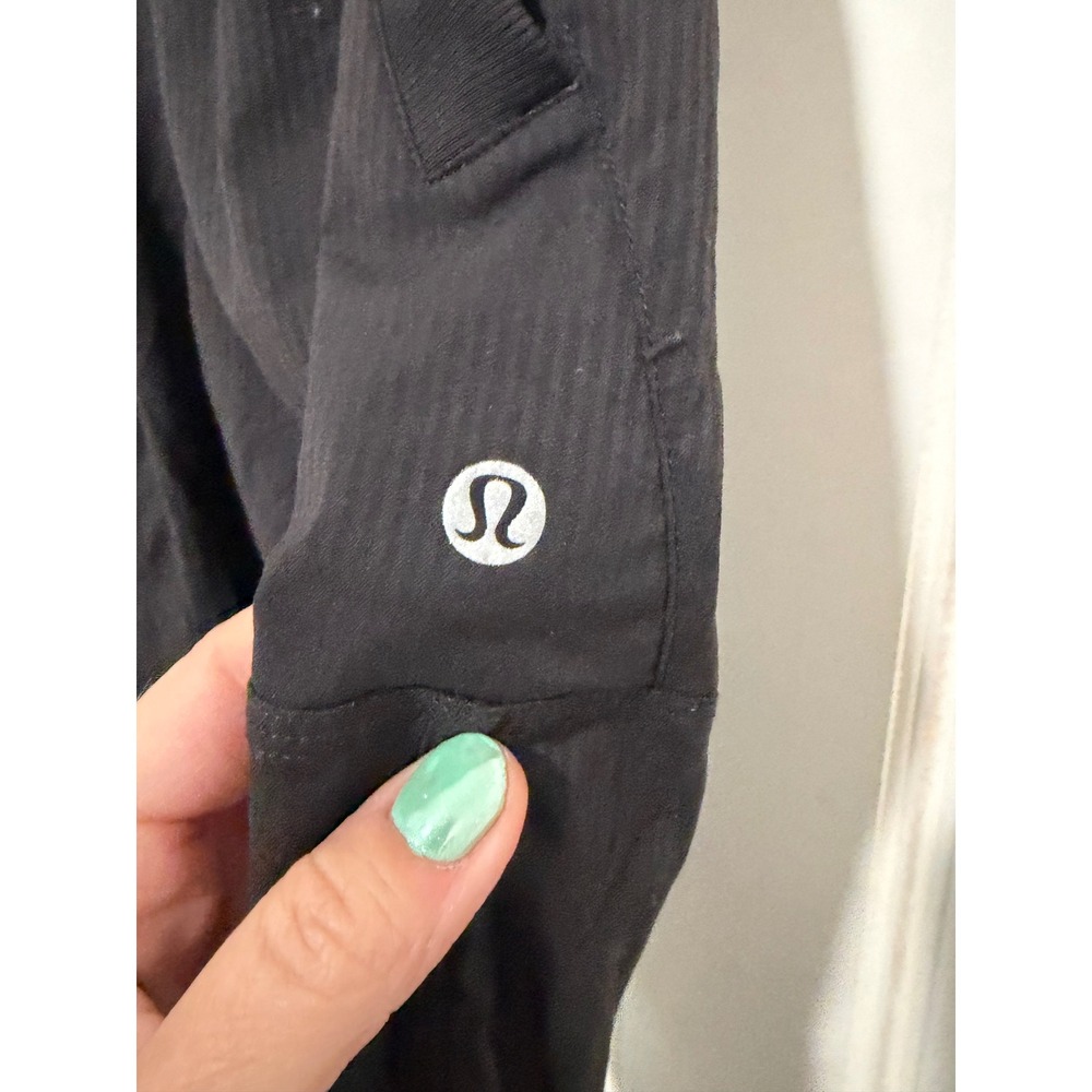 Lululemon Black Dance Studio Pants Mid Rise Relaxed Fit Drawstring Size 2 - Picture 7 of 9